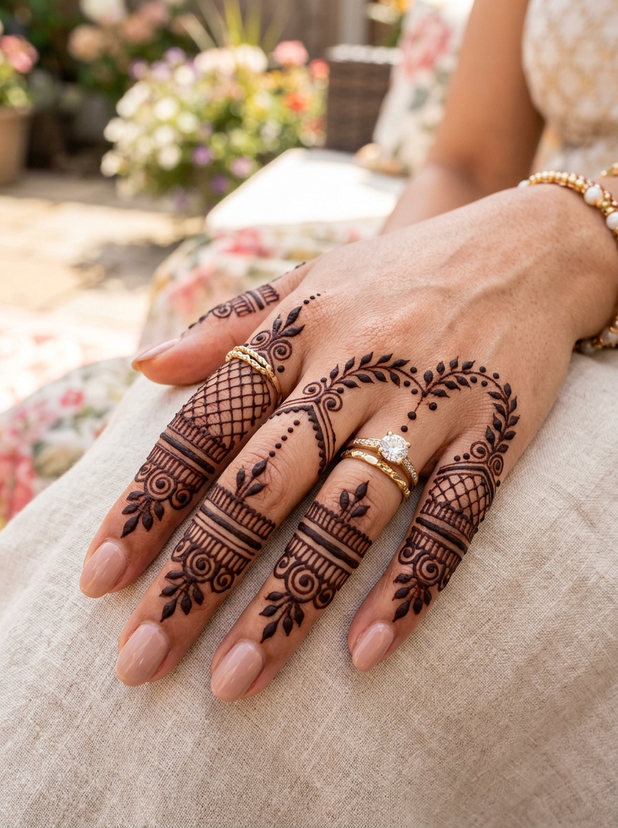 Jewellery Finger Lace Henna